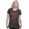 thumbnail image 4 of Cute Inspirational Motivation Alien Womens Fitted Plus Size Graphic Tee Brisco Brands 2X, 4 of 5