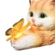 thumbnail image 2 of Luces Solares Jardín LED Luces solares Gato lindo Estatua animal Esculturas Patio de césped Luz solar Sywqhk Libre de BPA, 2 of 9
