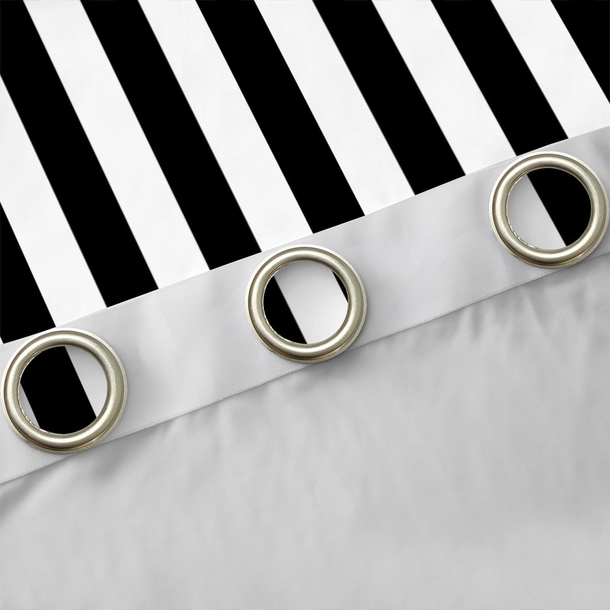 Feelyou Black White Striped Black Out Curtains for Kids, Abstract Ombre Curtains Pack of 2 (42x63 Each), Modern Fashion Bedroom Curtains, Window Curtains Home Decor