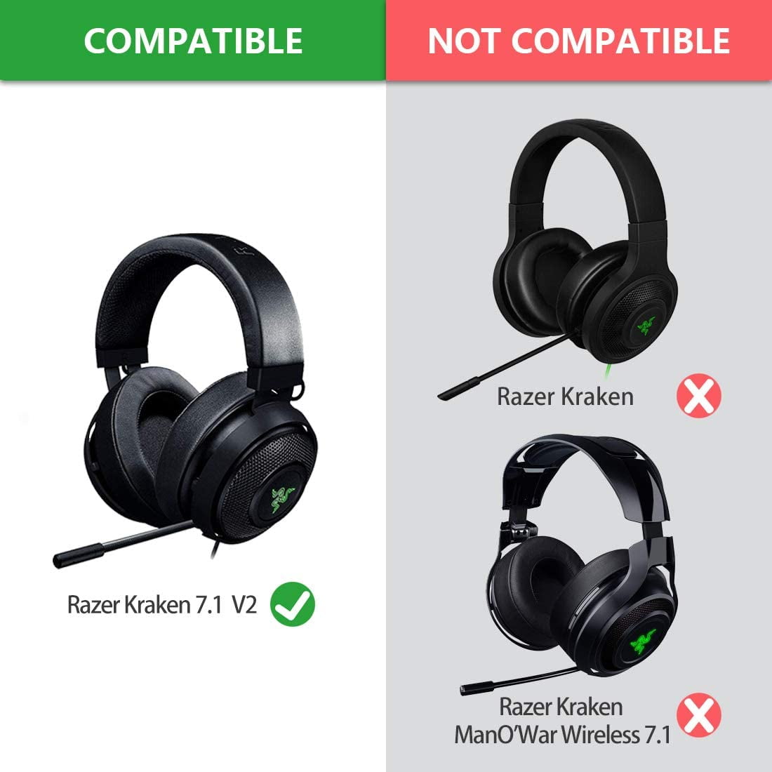 USB Gaming Headset/Headphone Ear Pad 