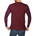 thumbnail image 2 of Oversized Zombie Graphic Long Sleeve Crewneck Tee - Burgundy 3XL, 2 of 4