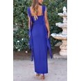 thumbnail image 2 of Vestido PRETTYGARDEN 2025 Verano Sin Mangas Maxi Azul Talle L, 2 of 8