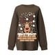 thumbnail image 4 of Sudadera Para Mujer Sudaderas Con Cuello Redondo Mangas Largas A La Moda Estampado de Navidad Tops Sueltos Blusa Odeerbi ODB173861, 4 of 5