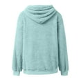 thumbnail image 5 of WOYY Girls Fuzzy Hoodie Pet Big Pocket Soft Hooded Sweatshirt, Sizes 13-14, 5 of 5
