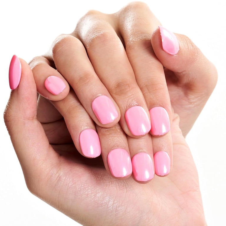 Press on Nails Extra Short Squoval, Spring Summer Handmade Pale