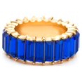 thumbnail image 4 of Tachonado Arco Iris Mano Regalo de Bodas Joyería Geométrica Piedra Anillos, 4 of 4