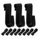 thumbnail image 2 of 20pcs Mini Mesh Hooks Over The Door Hooks Plastic Single Over Door Hooks Door Hanger Hook Door Hooks for Hanging Towels Clothes Bathroom Organization, 2 of 3
