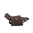 thumbnail image 6 of Steve Silver Valencia Leatherette Dual Power Reclining Chair with USB, Walnut, 6 of 6
