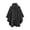 Black, variant on Women's Lightweight Waterproof Rain Jacket Hooded Pullover Raincoat with Half Zip, Windproof Outdoor Hiking Travel Coat