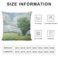 thumbnail image 5 of BANET Van Gogh Painting Wheatfield with Cypresses Decorative Square Throw Pillow Case Cushion Cover for Sofa Bedroom Car Double-Sided Design 20x20in, 5 of 5