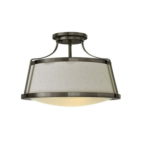 Hinkley Lighting - Charlotte - 3 Light Large Semi-Flush Mount in