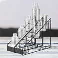 thumbnail image 6 of Fancyes Coffee Syrup Rack Cosmetic Fridge Organization Elegant Design Iron Wire Multifunctional Coffee Bar Accessories Holder Display Shelf 2 rows, 6 of 8