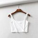 thumbnail image 1 of Gran oferta de camisetas sin mangas sexis de verano 2022 para mujer, camisetas sin mangas con cuello cuadrado corto a la moda en 4 colores Deng Xun unisex, 1 of 2