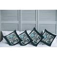 thumbnail image 2 of Ambesonne I Love You Throw Pillow Cover 4 Pack, Space Galaxy Stars, 24", Dark Blue White, 2 of 7