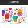 thumbnail image 4 of XMXT Non-Slip Gaming Mouse Pad, Colorful Birthday Cakes Mousepad Computer Keyboard Mats Desk Pads Office Decor Accessories, 15.8"x29.5", 4 of 8