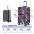 thumbnail image 2 of Travel Luggage Cover Protector - purple cool trendy Leopard print Anti-Scratch Suitcase Covers Fits 18-32 Inch Luggage, 2 of 5