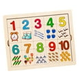 thumbnail image 4 of Digital Learning Puzzle Board Montessori Jigsaw Puzzle Toys Wood Puzzle Counting, 4 of 8