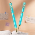 thumbnail image 4 of Retractable Metal Ballpoint Pen, Rose Flower Design Smooth Writing Pen for Business & Office, 4 of 5