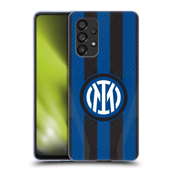 Head Case Designs Officially Licensed Inter Milan 2022/23 Crest Kit Home Soft Gel Case Compatible with Samsung Galaxy A53 5G (2022)