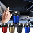 thumbnail image 1 of Black and Friday Sales! kkbbma Car Ashtray with Lid Clearance Car Ashtray Ceramic Inner Liner Open Cover Automotive Ashtray LED Light Flame Retardant Automotive Ashtray, 1 of 9