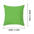 thumbnail image 6 of 2PCS Throw Pillow Covers 18x18 Inch, Solid Black Cushion Cases Soft Decorative Square Pillow Covers for Sofa Couch Bed Living Room Bedroom Home Decor, 6 of 6