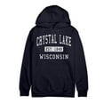 thumbnail image 1 of Crystal Lake Wisconsin Classic Established Premium Cotton Hoodie, 1 of 1