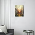 thumbnail image 3 of Artistic Elegance12x16 Frame for Oil Paintings and Wall Prints, Perfect Sunset Vintage Home Office Decor, 3 of 7
