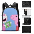 thumbnail image 3 of Happy Little Pig Backpack Essentials Kit 17 Inch Bag Plus Snack Tote and Pen Organizer, 3 of 5