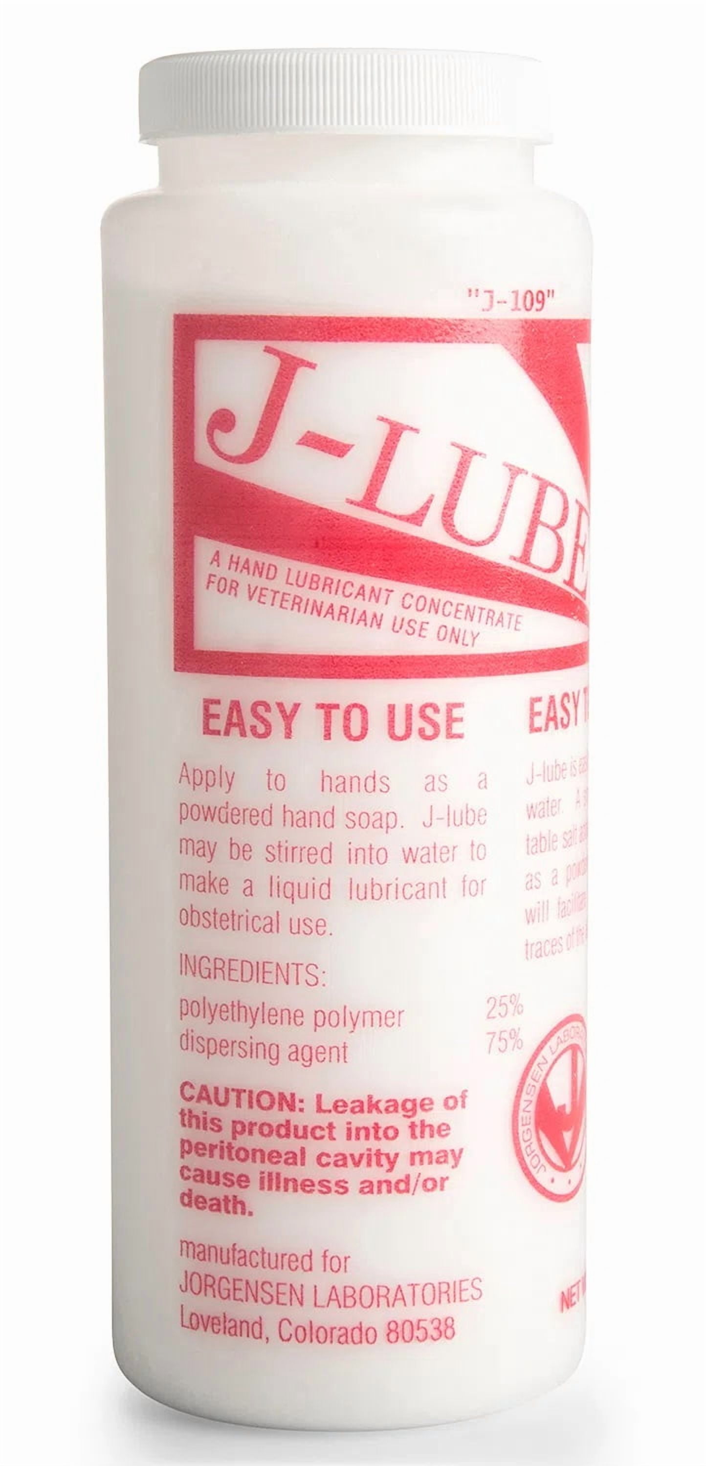 J-LUBE 10 oz Powder - Slippery Concentrated Obstetrical Lubricant