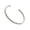 Steel color number 2, variant on lanema Fashionable Silver Plated Cuff Bangle Sturdy Stainless Steel Jewelry Statement Pieces Pprtable Accessory for Daily Use