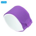 thumbnail image 3 of Uxcell 47cmx5.5cm Ski Strap Fasteners, 4 Pack Adjustable Carrier Strap Ski Wraps, Purple, 3 of 6