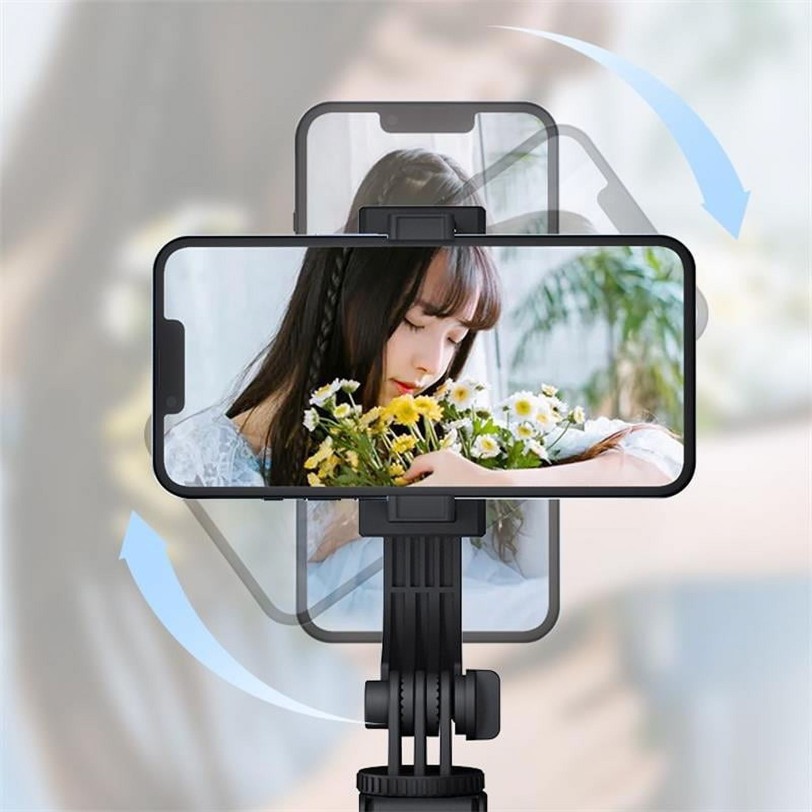 New 6 in 1 Selfie Stick With Fill Light, 67" Phone Tripod & Wireless Remote Page Turner,Bluetooth Camera Video Recording Remote,Music Control, for iPhone ,iPad ,iOS,Android