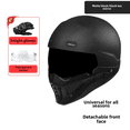 thumbnail image 2 of Casco de motocicleta eléctrico vintage de cara completa con certificación Scorpion, gorra de seguridad, casco de motocicleta con circunferencia de cabeza grande de 65, 2 of 5