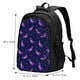 thumbnail image 5 of Fotbe Eggplant Mochila con Estampado y Puerto USB para Hombre y Mujer, Mochila Antirrobo, Mochila de Viaje, Mochila Escolar, Mochila Universitaria, 5 of 7