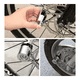 thumbnail image 4 of "2pz Bloqueo Freno Disco Moto Candado Impermeable Con 2 Llave Belug, Plata ", 4 of 5