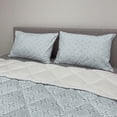thumbnail image 2 of Orient Comforter & Sham Bedding Set, Oriental Moroccan Style Traditional Motif Mosaic Form Effects Art, 3 pcs Duvet Set Microfiber Filling Quilt, 5 Sizes, Pale Blue, by Ambesonne, 2 of 4