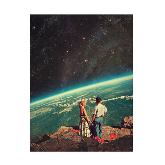 Trademark Fine Art Frank Moth  Love Canvas Wall Art - 14x19