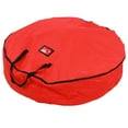 thumbnail image 2 of Rangement de Décoration de Vacances, Sac de Rangement de Guirlande de Cadeau de Noël Rouge Sac de Rangement de Guirlande Conçu pour les Professionnels, 2 of 14