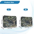 thumbnail image 4 of FORMRS 13-13.3 inch Laptop Sleeve Case Soft Carrying Quilted Computer Bag Cover, Green Forest Scene, 4 of 7