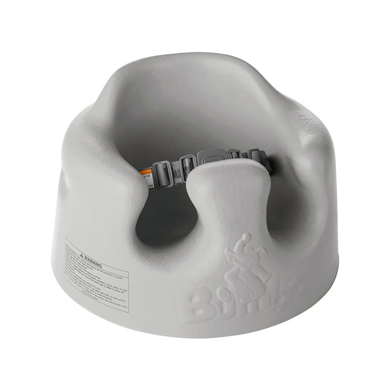 Bumbo Seat クールグレー Bumbo Newborn Floor Seat with Adjustable Harness, Cool Gray