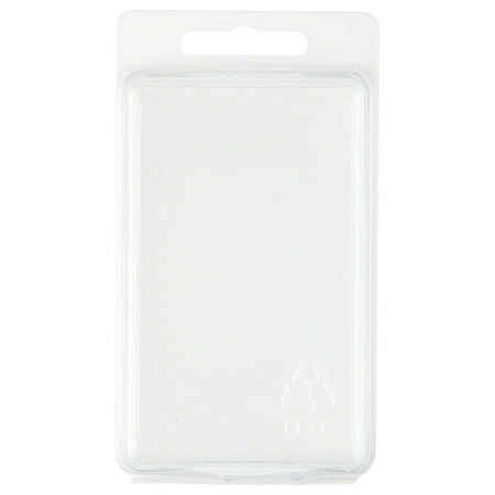 - Clear Plastic Clamshell Package / Storage Container, 3.69