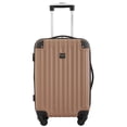 thumbnail image 2 of Travelers Club 4-Piece Hard Side Spinner Travel Luggage Set, Mocha Brown, 2 of 14
