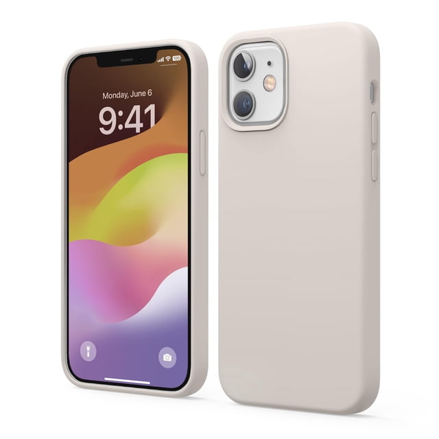 Funda de teléfono Elago compatible con iPhone 12/12 Pro de silicona