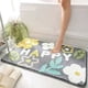 thumbnail image 5 of Moss Rug Floral Area Rugs Flowers Bathroom Rug Mat Extra Thick And Absorbent Bath Rugs Non-Slip Soft Bath Carpet Wash Dry Bathroom, 5 of 6