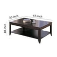 thumbnail image 5 of Monarch Specialties Brooks 3-piece Occasional Table Set with Lower Shelf Cappuccino, 5 of 5