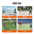 thumbnail image 3 of VEVOR Badminton Net 10/14/17ft, Height Adjustable Volleyball Net, Foldable Pickleball Net, Portable Easy Setup Tennis Net Set with Poles, Stand and Carry Bag, for Kids Backyard, 3 of 7