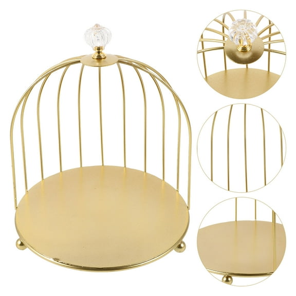 OUNONA Bird Cage Cake Stand 1 Set Cake Display Rack Serving Stand Dessert Pastry Stand