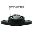 thumbnail image 4 of MAPLE ACE UCFL211-32 Flange Bearing 2" Bore, Oval 2-Bolt Self-Aligning, Solid Base, Triple Lip Seal, Heavy Duty, 4 of 4