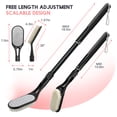 thumbnail image 5 of BTideas 2 in 1 Foot Scrubber for Shower,Extendable 10.6-18.5''Foot Toe Brush & File with Long Handle, 5 of 7