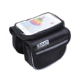 thumbnail image 1 of Soidarity Front Bike Bag Servicio prolongado Material premium Colores surtidos Bolsa impermeable para ciclismo Soporte para teléfono Ciclismo Negro【S】, 1 of 6